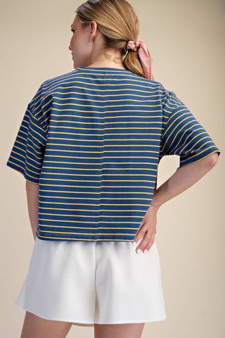 Fiona Top- Blue