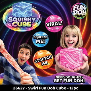 Fun Doh Swirl Squishy Cubes