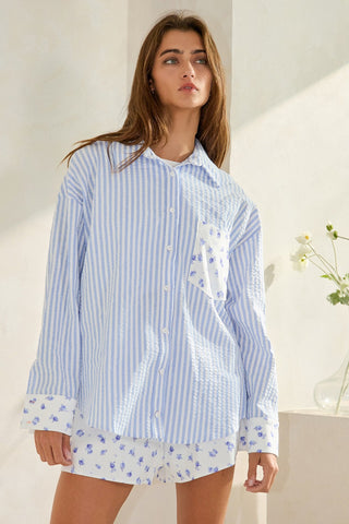 Dee Floral Button-Down