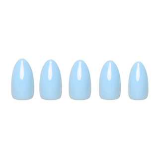 Soft Blue Press-On Nails