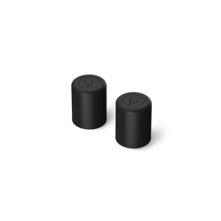 Magnetic Straw Caps -Black
