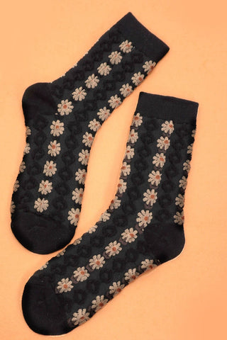 Daisy Floral Woman Socks