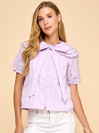 Elisa Lilac Blouse