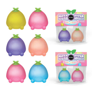 Super Duper Sugar Squisher - Mini Fruits 2 Pack set