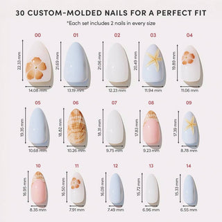 Sea Star Press-On Nails