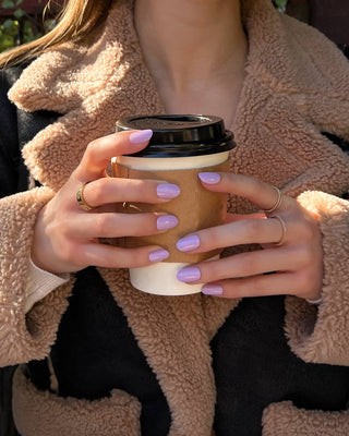 Lilac Press-On Nails
