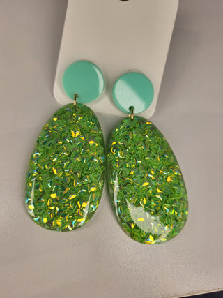 Green Fusion Earrings