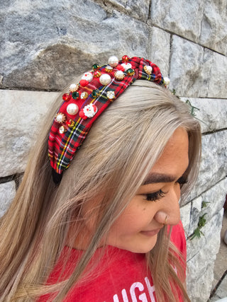 Pearl Santa Headband