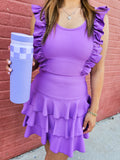 Phoebe Workout Dress -Purple