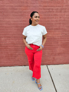 Cherry Red Jeans-Judy Blue