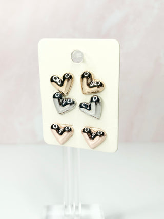 Team Love Earring set