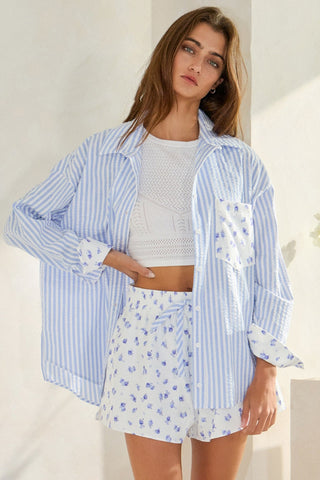 Dee Floral Button-Down