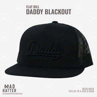 Daddy Trucker Hat- Black