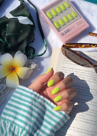 Lime Green Press-On Nails