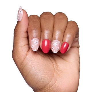 Red Blossom Press-On Nails