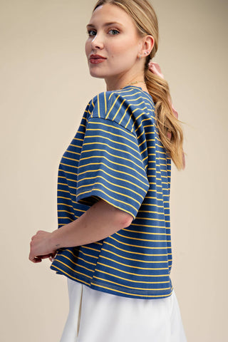 Fiona Top- Blue