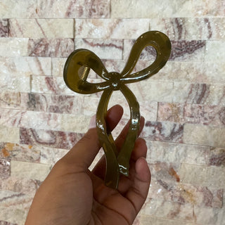 Acrylic Bow Hair Clip