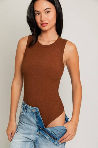 Lisa Bodysuit -Brown