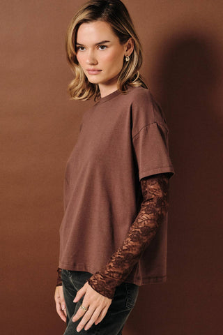 Carmen Top -Brown