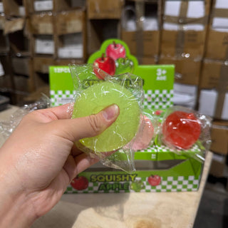 Gummy Glitter Apple Squishy