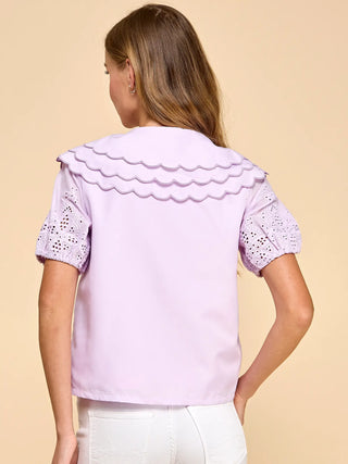 Elisa Lilac Blouse