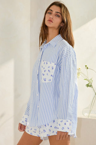 Dee Floral Button-Down