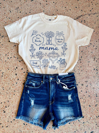 Lovely Mama Tee-Cream