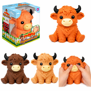 Pudgiez Highland Cow Squishy