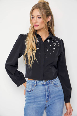 Grand Entrance Top- Black