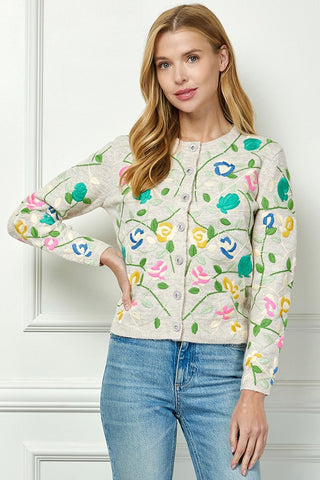 Floral Delight Cardigan