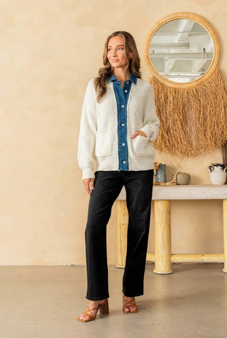 Tessa Sweater -White