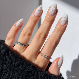 Silent Night Press-On Nails