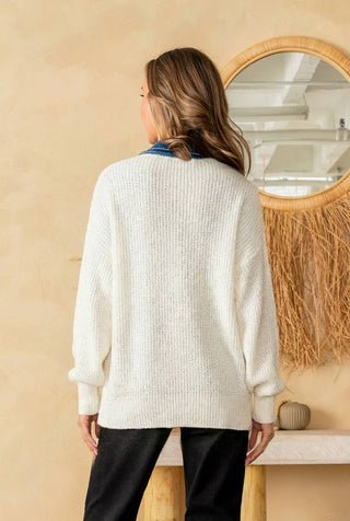 Tessa Sweater -White