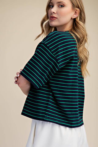Fiona Top-Navy