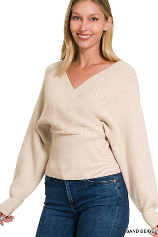 Abigail Pullover Top-Beige