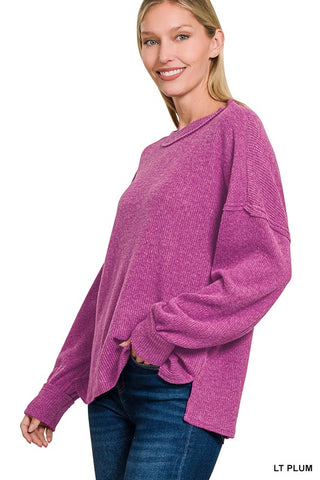 Addie Top- Plum