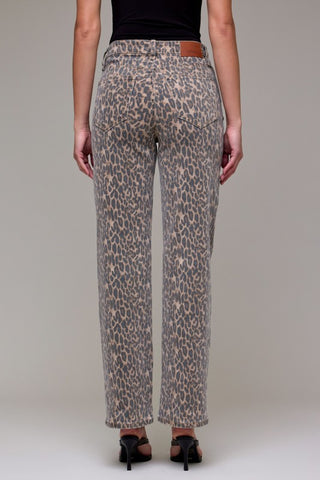 Fall In Love Cheetah Jeans