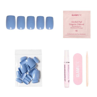 Cashmere Blue Press-On Nails