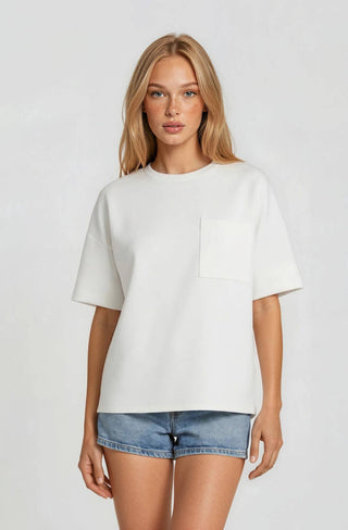Adela Top -White