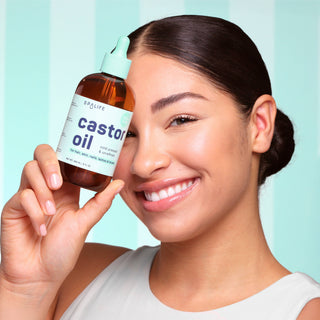 Castor Oil 100% Pure For Hair Skin Lashes