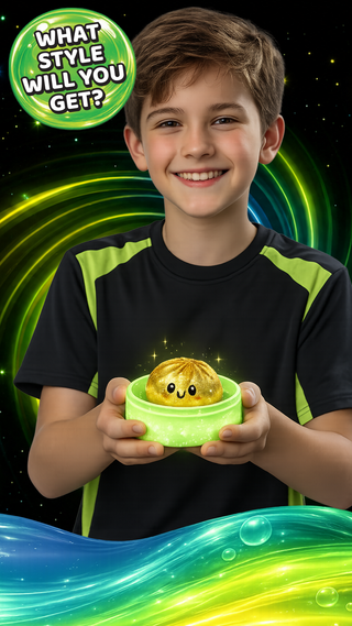 Streamer Glow-in-the-Dark Mystery Squishy Dumpling