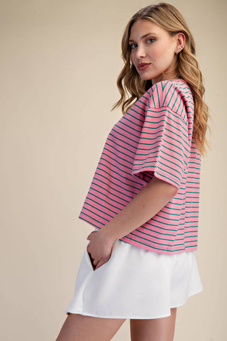 Fiona Top- Pink