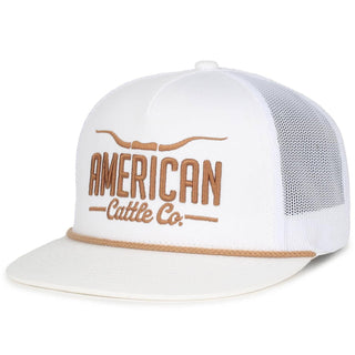 Longhorn Hat- White