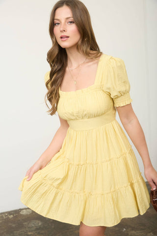 Emma Dress -Yellow