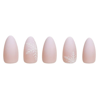 Snowflake Press-On Nails