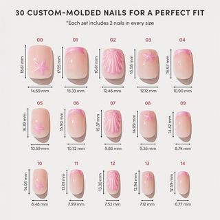 Blush Dunes Press-On Nails