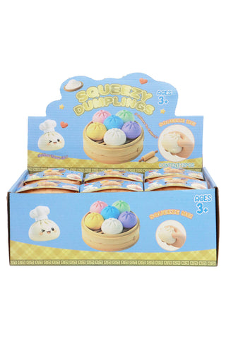 Glitter Bao Bun Dumpling Jelly Slime Squishy