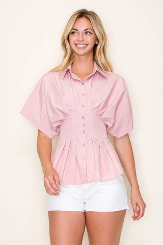 Lesly Top -Pink