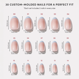 Into Blue Press-On Nails