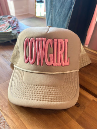 Cowgirl Hat-Khaki